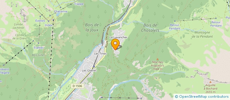 localisation de l'entreprise MONSIEUR ROBERT HOWE  CHAMONIX-MONT-BLANC