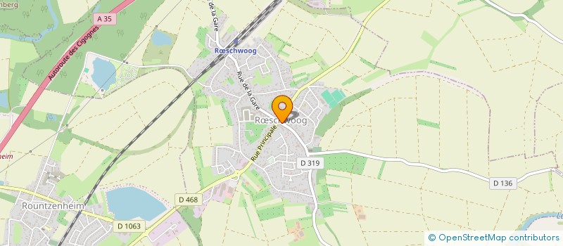 localisation de l'entreprise MONSIEUR ROBERT HUCK  RSCHWOOG