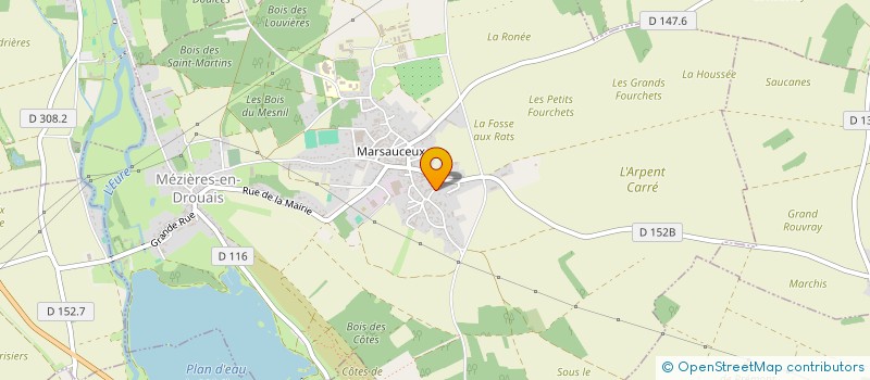 localisation de l'entreprise MONSIEUR ROBERT HUG à MEZIERES-EN-DROUAIS