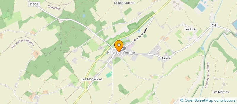 localisation de l'entreprise MONSIEUR ROBERT HURET  BRIZAY