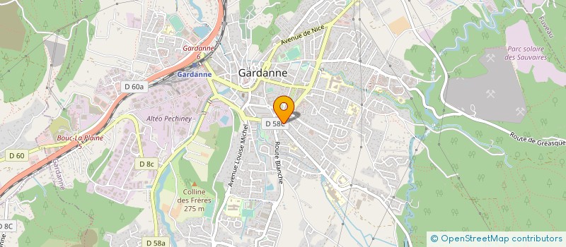 localisation de l'entreprise MONSIEUR ROBERT IACOPONI à GARDANNE