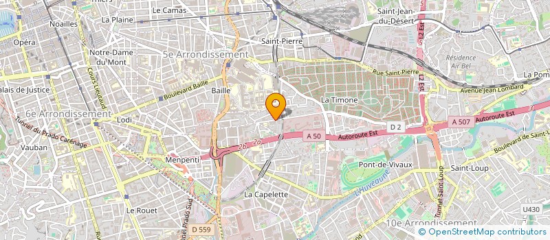 localisation de l'entreprise MONSIEUR ROBERT IAPICCO  MARSEILLE