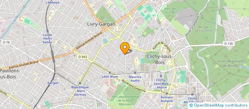 localisation de l'entreprise MONSIEUR ROBERT IASON  LES PAVILLONS-SOUS-BOIS