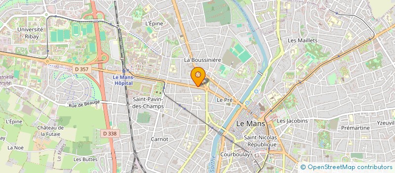 localisation de l'entreprise MONSIEUR ROBERT IKOUABOUE DIMANA  LE MANS