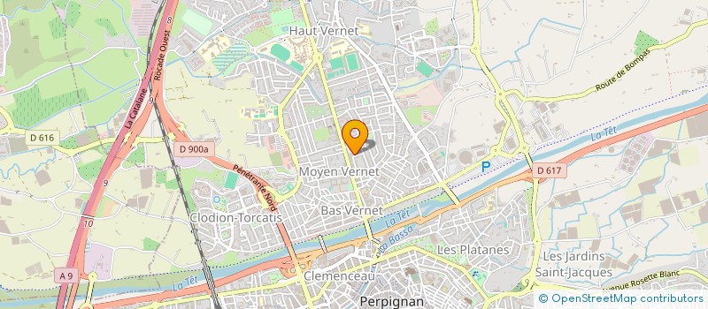 localisation de l'entreprise MONSIEUR ROBERT JALILIAN  PERPIGNAN