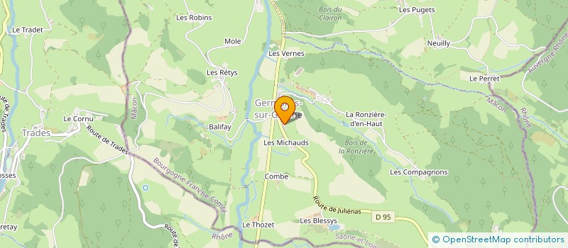 localisation de l'entreprise MONSIEUR ROBERT JAMARD  GERMOLLES-SUR-GROSNE