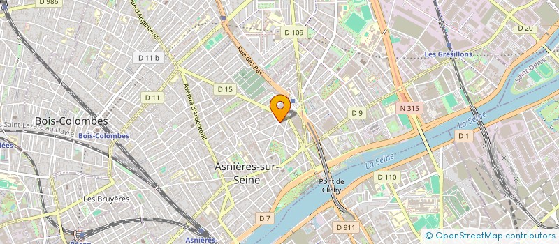 localisation de l'entreprise MONSIEUR ROBERT JAMET à ASNIERES-SUR-SEINE