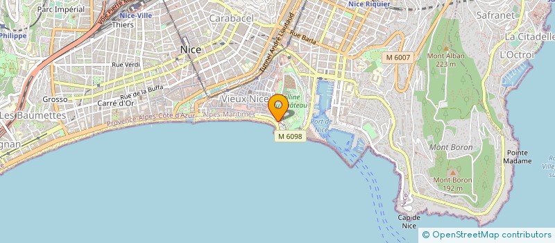 localisation de l'entreprise MONSIEUR ROBERT JANNI à NICE
