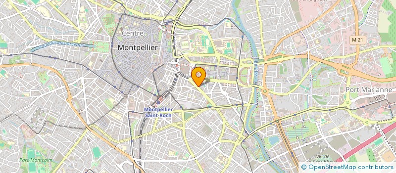 localisation de l'entreprise MONSIEUR ROBERT JAOUICHE à MONTPELLIER