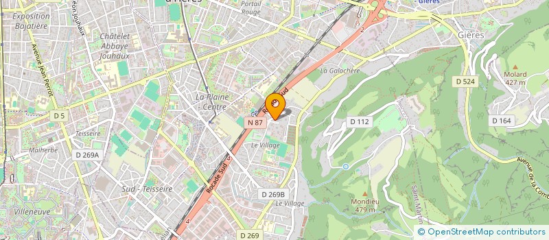 localisation de l'entreprise MONSIEUR ROBERT JASSERON  SAINT-MARTIN-D'HERES