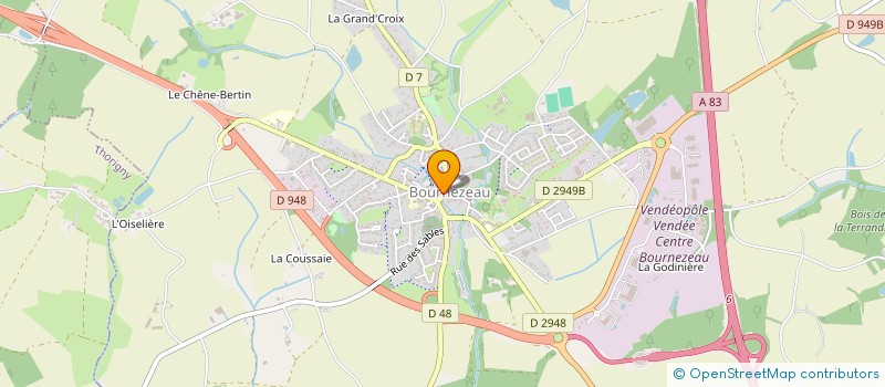 localisation de l'entreprise MONSIEUR ROBERT JAULIN à BOURNEZEAU