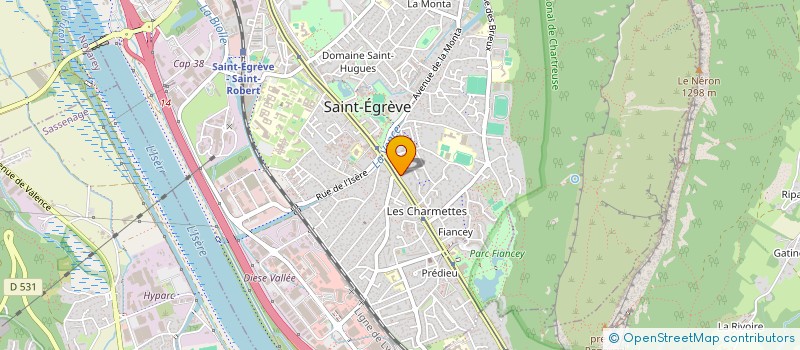 localisation de l'entreprise MONSIEUR ROBERT JAYET à SAINT-EGREVE