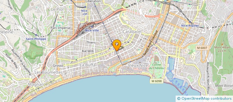 localisation de l'entreprise MONSIEUR ROBERT JAYET  NICE