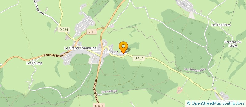 localisation de l'entreprise MONSIEUR ROBERT JEANNEROT  BONNETAGE