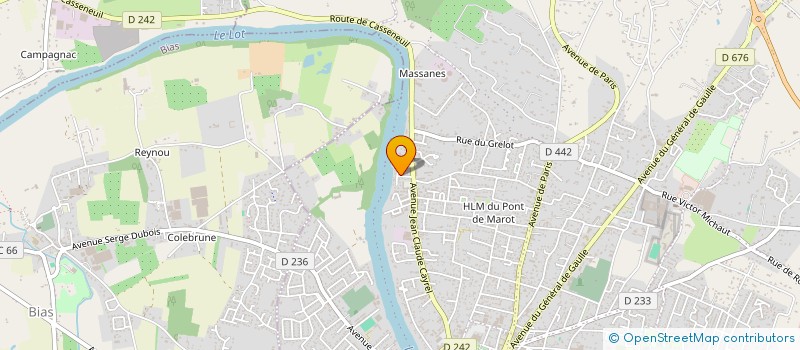 localisation de l'entreprise MONSIEUR ROBERT JEANTOU  VILLENEUVE-SUR-LOT