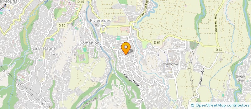 localisation de l'entreprise MONSIEUR ROBERT JOSEPH ELLAMA  SAINTE-MARIE