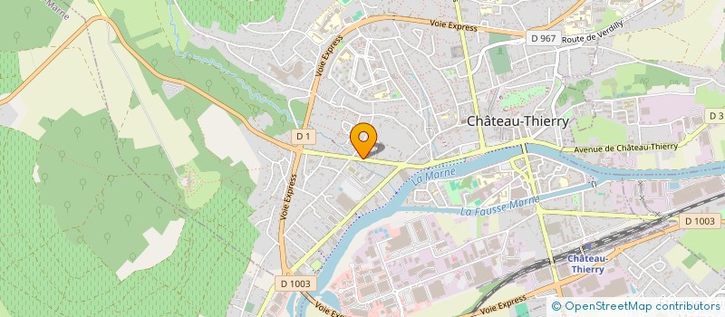 localisation de l'entreprise MONSIEUR ROBERT JOSSE à CHATEAU-THIERRY