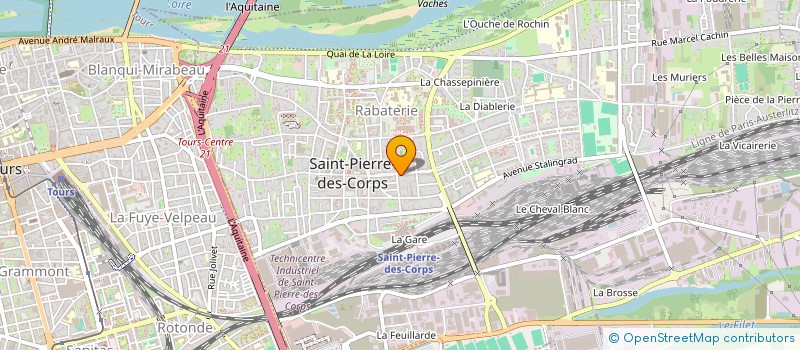 localisation de l'entreprise MONSIEUR ROBERT JOUBI  SAINT-PIERRE-DES-CORPS