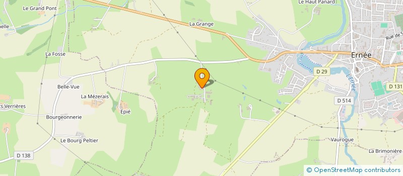 localisation de l'entreprise MONSIEUR ROBERT JOUSSET  ERNEE