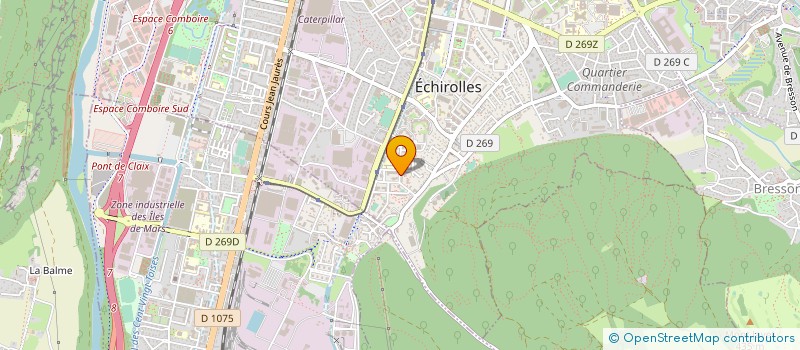 localisation de l'entreprise MONSIEUR ROBERT JUGE à ECHIROLLES