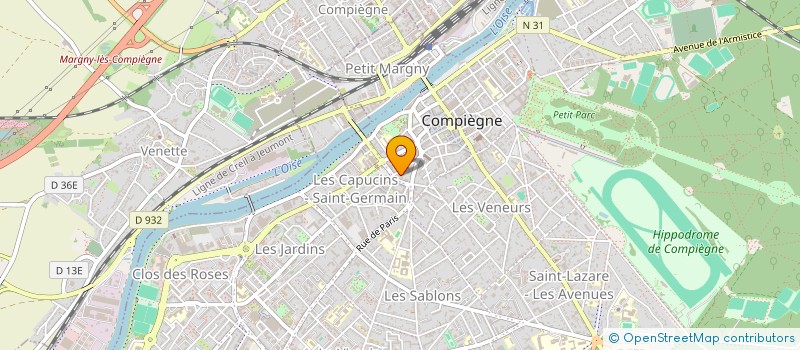 localisation de l'entreprise MONSIEUR ROBERT JULIEN à COMPIEGNE