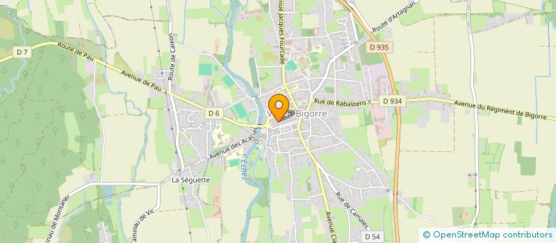 localisation de l'entreprise MONSIEUR ROBERT JUNCA  VIC-EN-BIGORRE