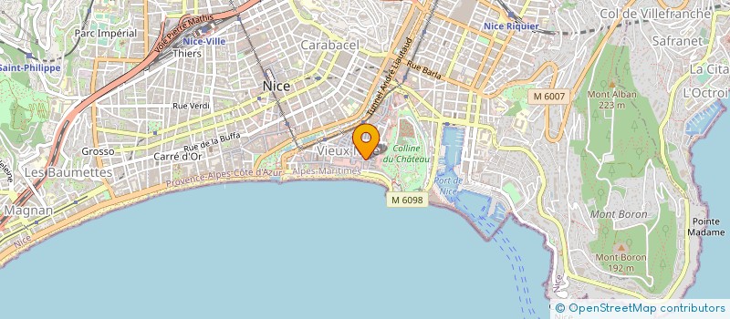 localisation de l'entreprise MONSIEUR ROBERT KACINI à NICE