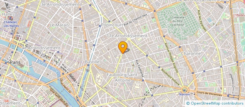 localisation de l'entreprise MONSIEUR ROBERT KACOU à PARIS