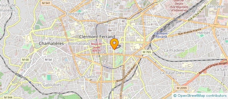 localisation de l'entreprise MONSIEUR ROBERT KAHN à CLERMONT-FERRAND