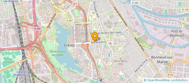 localisation de l'entreprise MONSIEUR ROBERT KALINOVSKI  CRETEIL