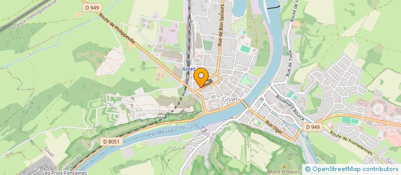 localisation de l'entreprise MONSIEUR ROBERT KAYIRANGA SHINGIRO  GIVET