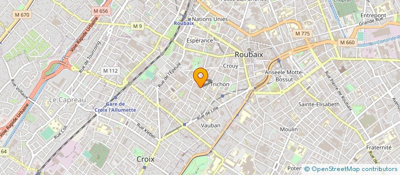 localisation de l'entreprise MONSIEUR ROBERT KEREKES à ROUBAIX