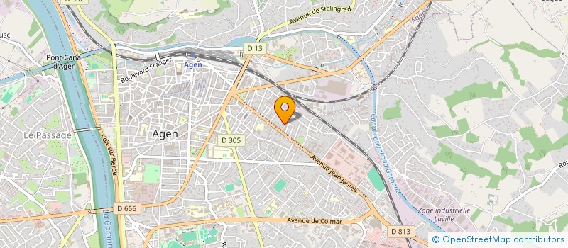 localisation de l'entreprise MONSIEUR ROBERT KERKAR  AGEN