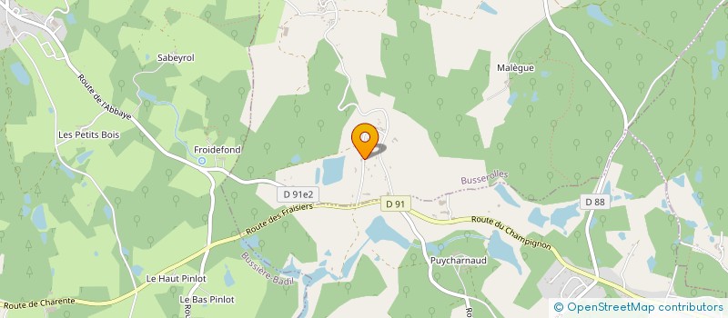 localisation de l'entreprise MONSIEUR ROBERT KIRKWOOD  BUSSEROLLES