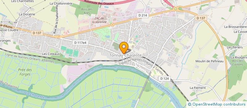 localisation de l'entreprise MONSIEUR ROBERT KLISSING  TONNAY-CHARENTE