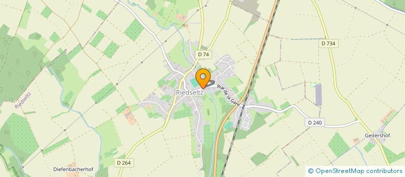 localisation de l'entreprise MONSIEUR ROBERT KNAEBEL  RIEDSELTZ