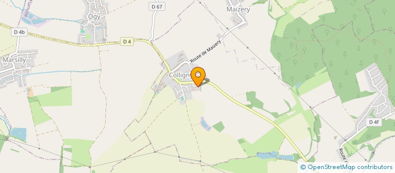 localisation de l'entreprise MONSIEUR ROBERT KONIECZNY  COLLIGNY-MAIZERY