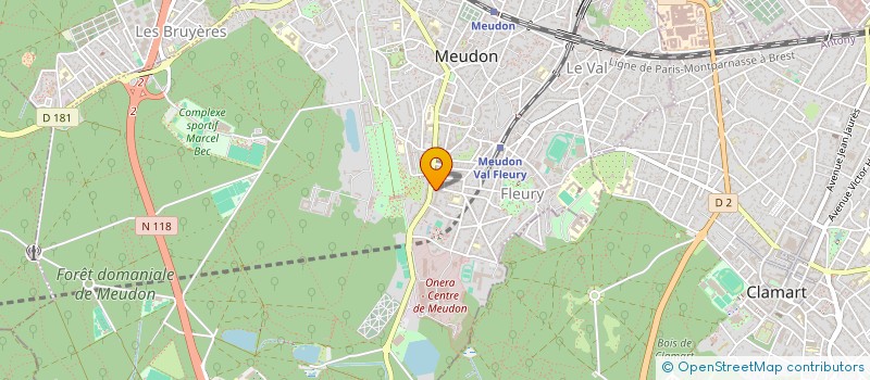 localisation de l'entreprise MONSIEUR ROBERT KOREZ à MEUDON