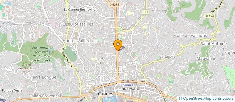 localisation de l'entreprise MONSIEUR ROBERT KOUBI à CANNES