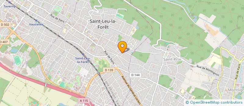 localisation de l'entreprise MONSIEUR ROBERT KOUNDOUNO à SAINT-LEU-LA-FORET
