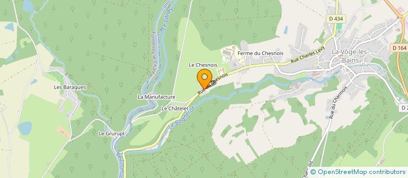 localisation de l'entreprise MONSIEUR ROBERT KUCHARZAK  LA VOGE-LES-BAINS