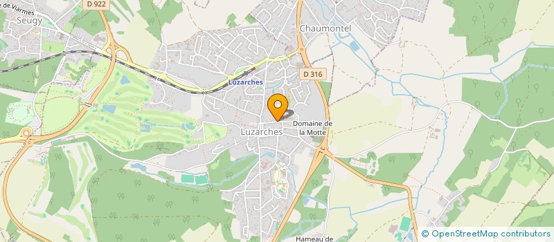 localisation de l'entreprise MONSIEUR ROBERT KUMBI  LUZARCHES