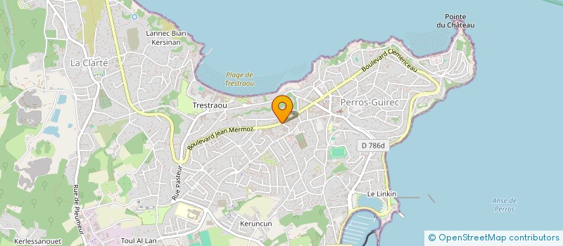 localisation de l'entreprise MONSIEUR ROBERT LABBE  PERROS-GUIREC