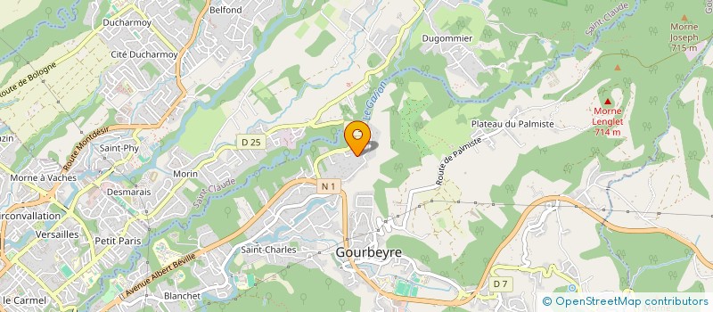 localisation de l'entreprise MONSIEUR ROBERT LABIQUE  GOURBEYRE