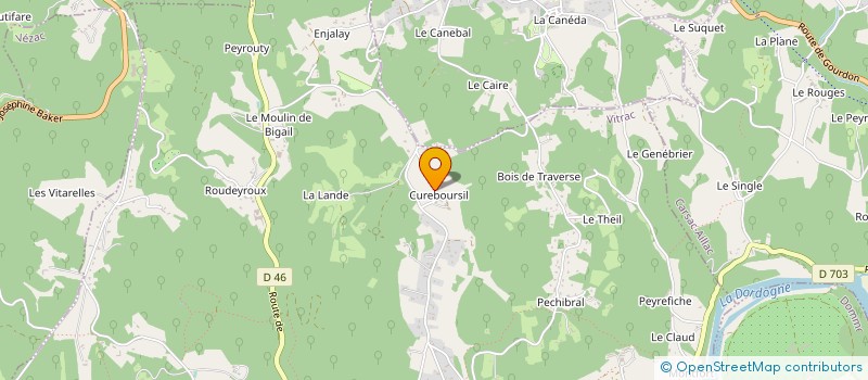 localisation de l'entreprise MONSIEUR ROBERT LABROT  VITRAC