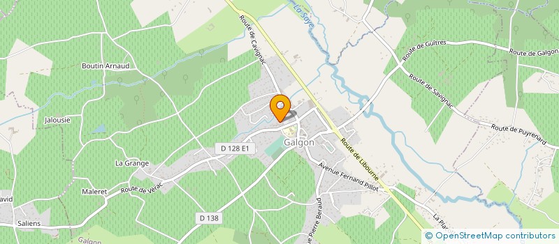 localisation de l'entreprise MONSIEUR ROBERT LACABANE  GALGON