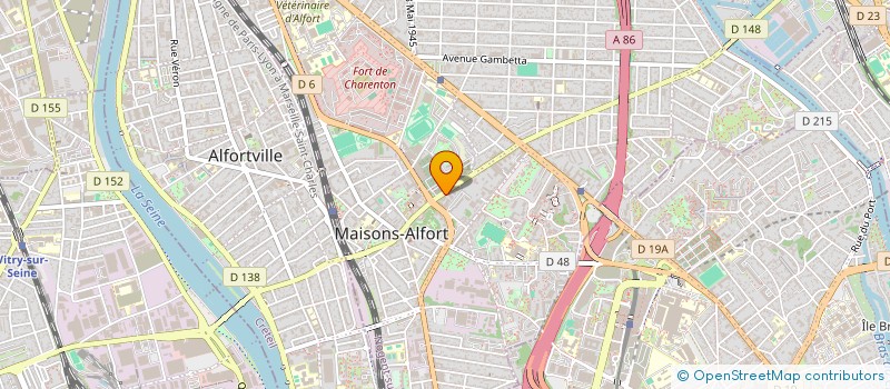 localisation de l'entreprise MONSIEUR ROBERT LACAM  MAISONS-ALFORT