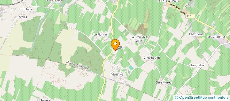 localisation de l'entreprise MONSIEUR ROBERT LACEY  MAINXE-GONDEVILLE