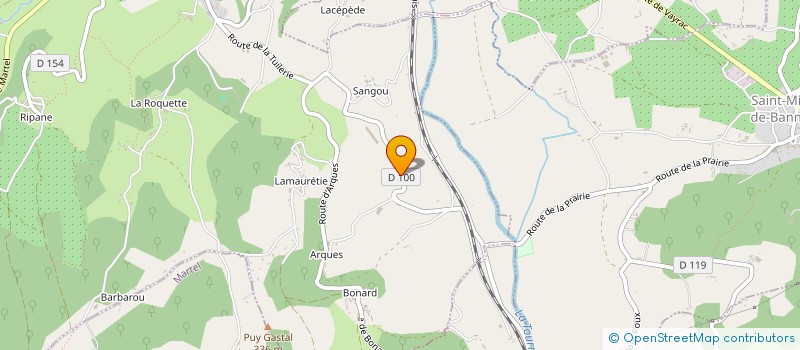 localisation de l'entreprise MONSIEUR ROBERT LACHIEZE  STRENQUELS