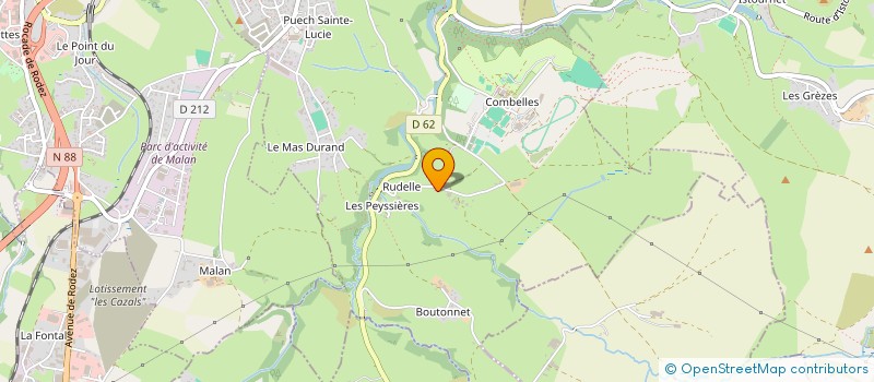 localisation de l'entreprise MONSIEUR ROBERT LACOMBE  LE MONASTERE